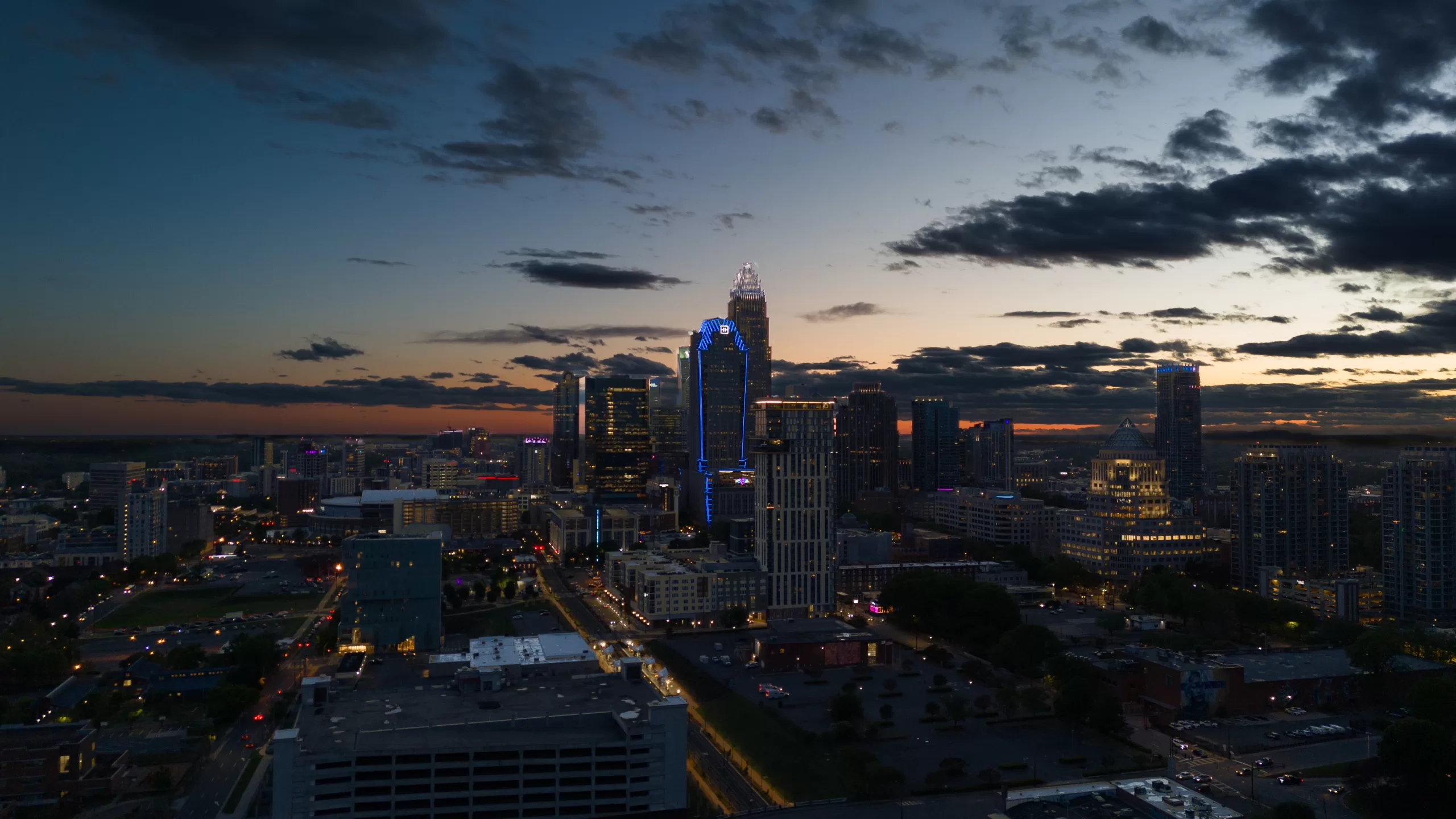 Charlotte from the air