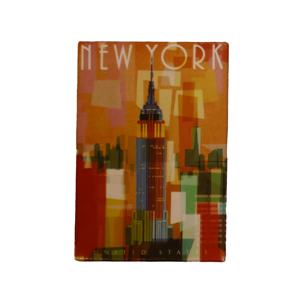 Travel journal card: New York